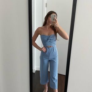 ZARA sleeveless jumpsuit with cutout